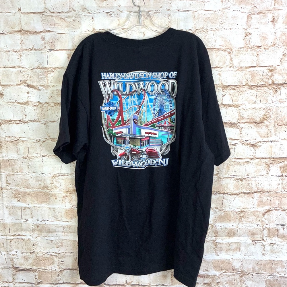 Harley Davidson of Wildwood Skull Tshirt Size 2X - Picture 4 of 7